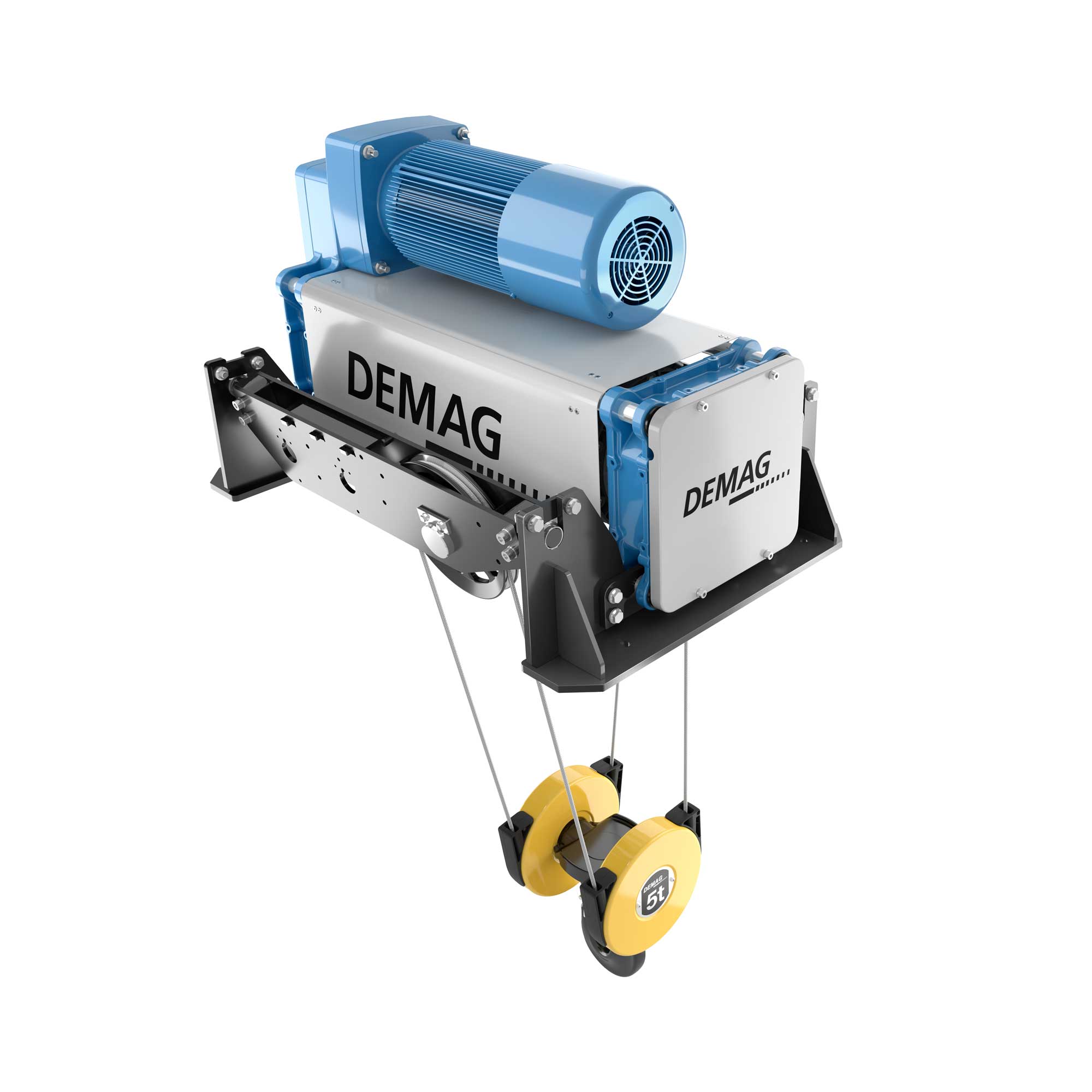 DMR & DH wire rope hoists with toprunning or under running trolley